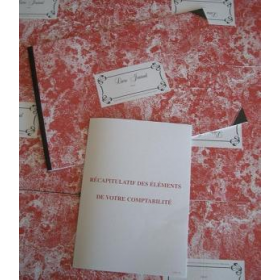 Livre journal annuel avec son état récapitulatif annuel